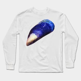 Blue Mussel Shell Beautiful Long Sleeve T-Shirt